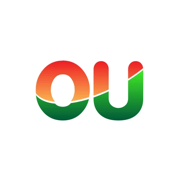 Logo Lowercase Colorful Logotype Modern Simple Logo Design — 스톡 벡터