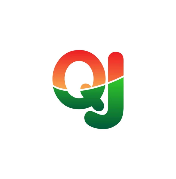 Eerste Letter Logo Lowercase Kleurrijk Logotype Modern Eenvoudig Logo Design — Stockvector