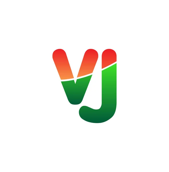 Lettera Iniziale Minuscolo Logo Logo Colorato Design Moderno Semplice Logo — Vettoriale Stock