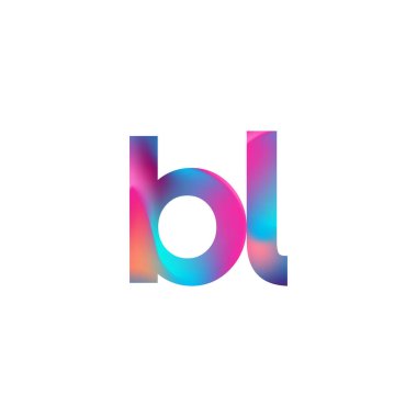 İlk Harf BL Logosu Küçük Renkli Tasarım, Modern ve Basit Logo Tasarımı.