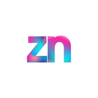İlk Harf ZN Logo Küçük Renkli Tasarım, Modern ve Basit Logo Tasarımı.