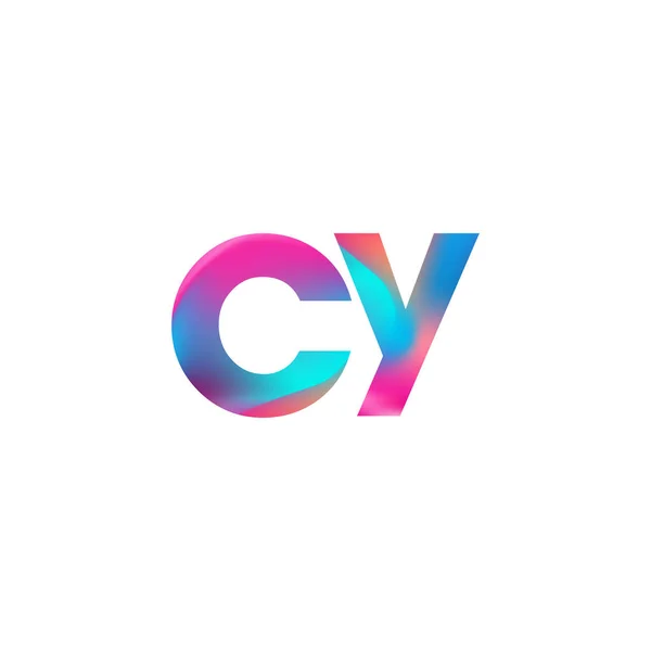 Carta Inicial Logo Logotipo Lowercase Colorido Design Logo Moderno Simples —  Vetores de Stock