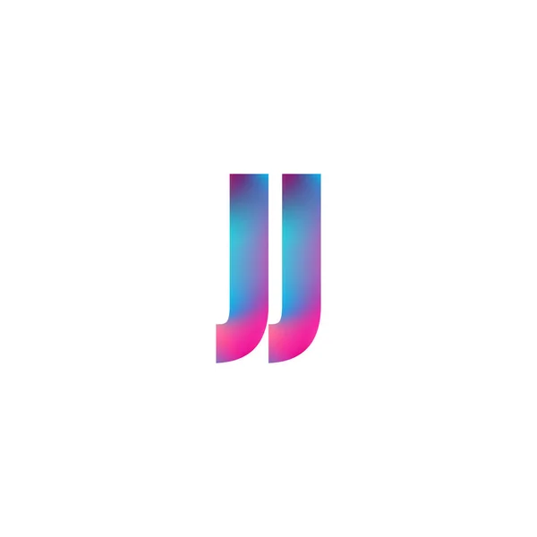Initial Letter Logo Lowercase Colorful Design Modern Simple Logo Design — Διανυσματικό Αρχείο