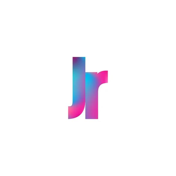 Initial Letter Logo Lowercase Colorful Design Modern Simple Logo Design — Διανυσματικό Αρχείο