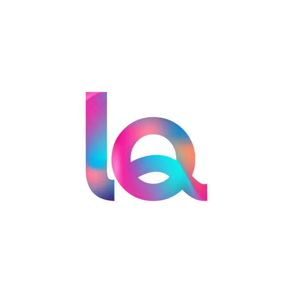 Initial Letter Logo Lowercase Colorful Design Modern Simple Logo Design — Stock Vector