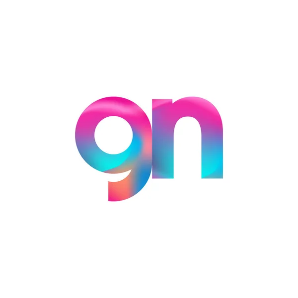 Initial Letter Logo Lowercase Colorful Design Modern Simple Logo Design — Διανυσματικό Αρχείο