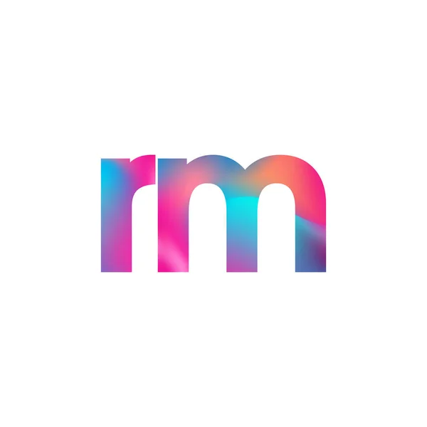 Initial Letter Logo Lowercase Colorful Design Modern Simple Logo Design — Διανυσματικό Αρχείο