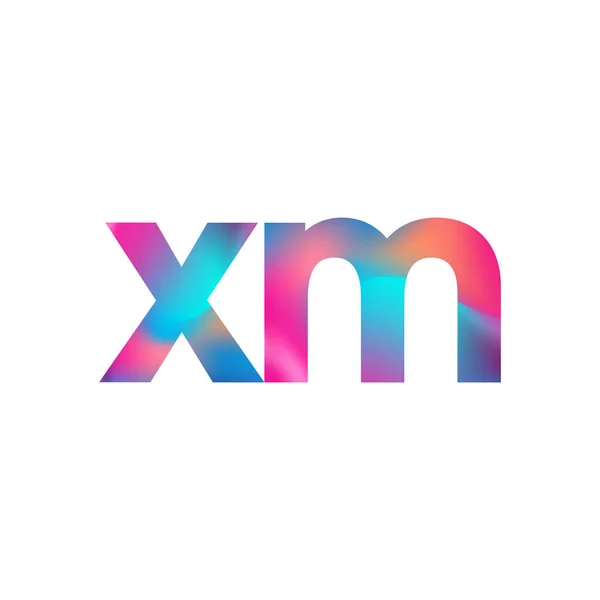 Initial Letter Logo Lowercase Colorful Design Modern Simple Logo Design — Stock Vector