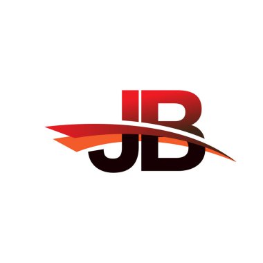 İlk harf JB logotype şirket adı siyah ve kırmızı renk desenli.