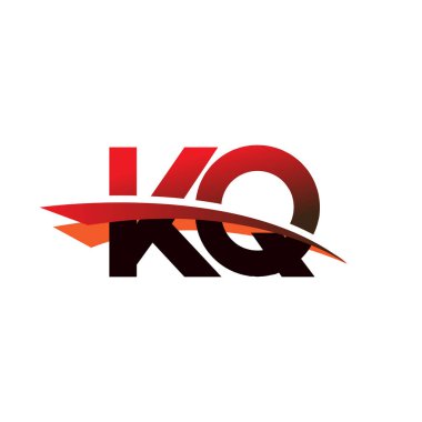 İlk harf KQ logotype şirket adı siyah ve kırmızı renk desenli.