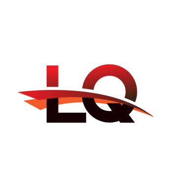 İlk harf LQ logotype şirket adı siyah ve kırmızı renk desenli.