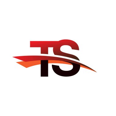 İlk harf TS logotype şirket adı siyah ve kırmızı renkte..