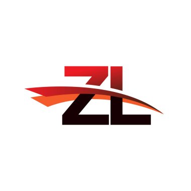 İlk harf ZL logotype şirket adı siyah ve kırmızı renk desenli.
