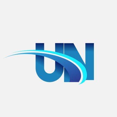 BM logoti şirketinin ilk harfi mavi ve swoosh tasarımı. iş ve şirket kimliği için vektör logosu.