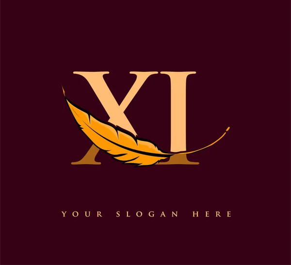 Initial Letter LV Logo With Feather Company Name, Simple And Clean Design.  Vector Logo For Business And Company Royalty Free SVG, Cliparts, Vectors,  and Stock Illustration. Image 163263406.
