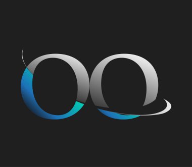 İlk logo şirketinin adı mavi ve beyaz renkli, koyu arkaplanda izole edilmiş. iş ve şirket kimliği için vektör logosu.