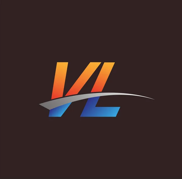 Letter Vl Lv Logo Design Stock Vector (Royalty Free) 2340345227