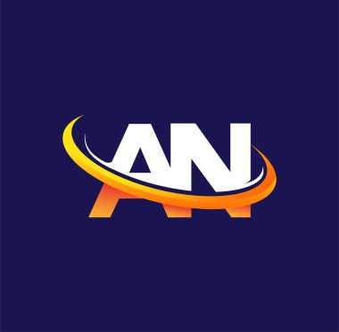 Siyah arka planda izole edilmiş, beyaz ve turuncu renkli bir logo tasarımı. iş ve şirket kimliği için vektör logosu.