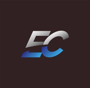 AK 'nin ilk harf logosu beyaz ve mavi renkli, Vector logosu iş veya şirket kimliğiniz için şablon unsurları dizayn ediyor