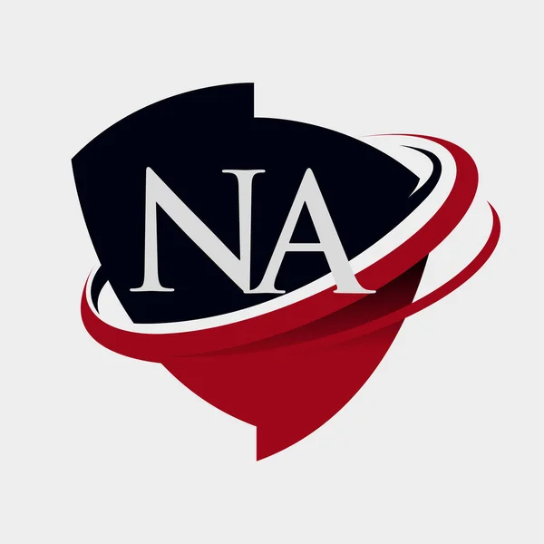 Harf Logotype Şirketi Adı Renkli Kırmızı Siyah Simge Tasarımı Beyaz — Stok Vektör