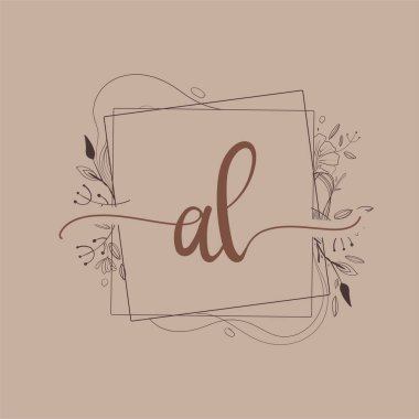 El Çizimi Çiçeği, İlk Düğün Yazı Tipi Logosu ve İş Kimliği.