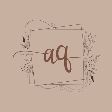 El Çizimi Çiçek, Düğün Yazı Tipi Logosu ve Şirket Kimliği ile El Kaide Baş Logosu.