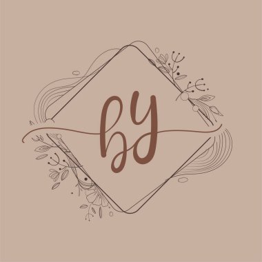 El Çizimi Çiçeği, İlk Düğün Yazı Tipi Logosu ve İş Kimliği ile Mektup.