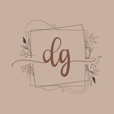 El Çizimi Çiçeği, İlk Düğün Yazı Tipi Logosu ve İş Kimliği.