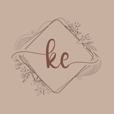 El Çizimi Çiçeği, İlk Düğün Yazı Tipi Logosu ve İş Kimliği.