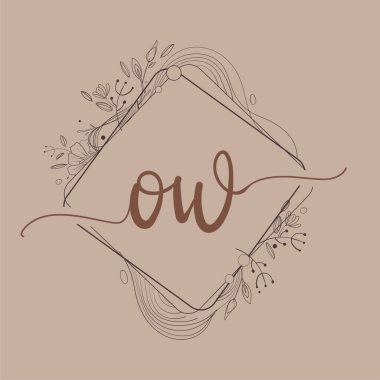 El Çizimi Çiçeği, İlk Düğün Yazı Tipi Logosu ve İş Kimliği.