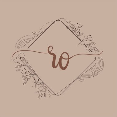 El Çizimi Çiçeği, İlk Düğün Yazı Tipi Logosu ve İş Kimliği.