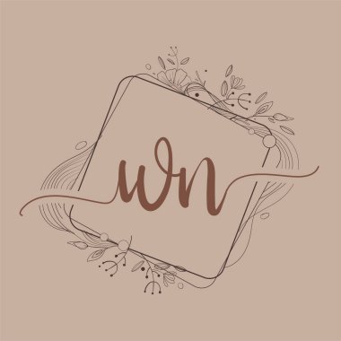 El Çizimi Çiçeği, İlk Düğün Yazı Tipi Logosu ve İş Kimliği.