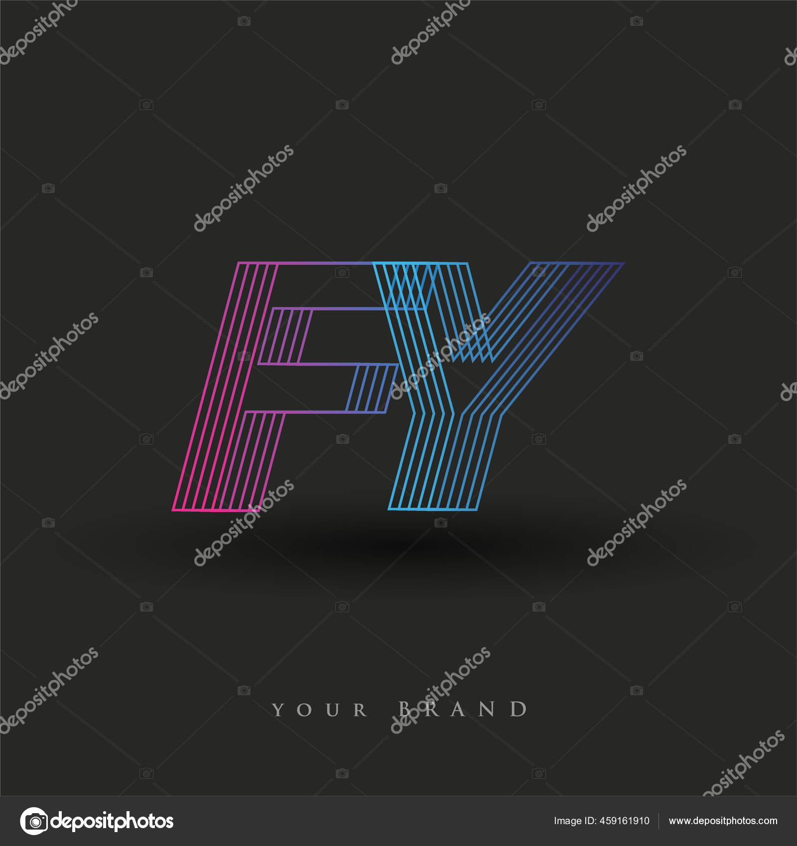 Fy Design Do Logotipo Carta Vector Grafico Vectorial Imagenes De Fy Design Do Logotipo Carta Vectoriales De Stock Depositphotos