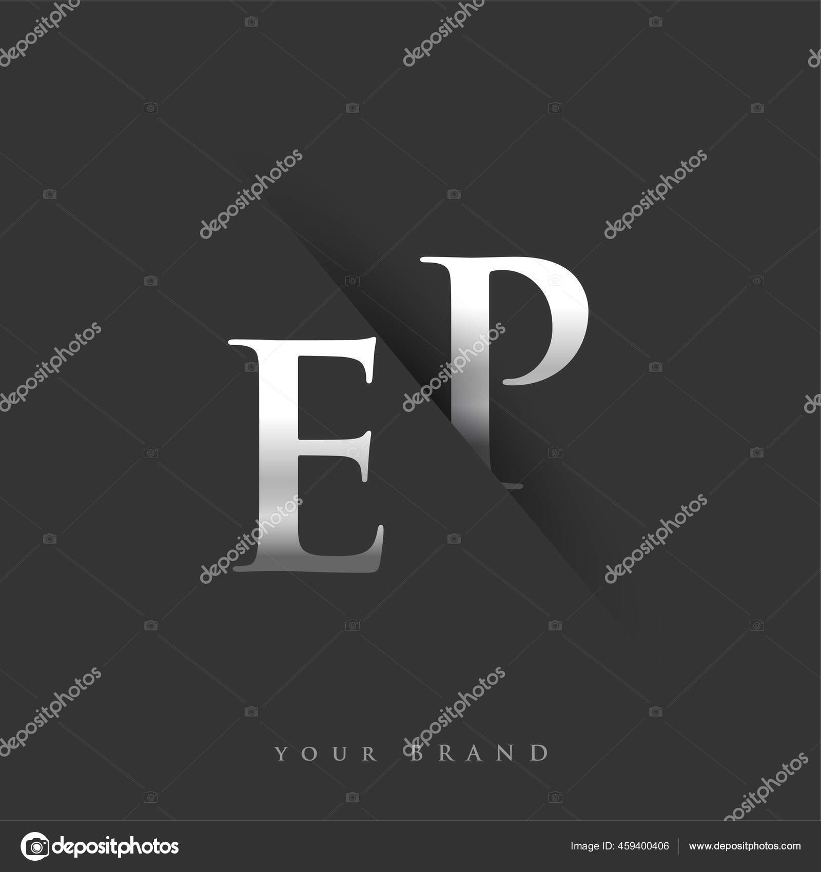 Logotipo Inicial Letra Para Nome Empresa Cor Prata Design Barra Vetor de  ©wikaGrahic 459400406, image size:1600x1700