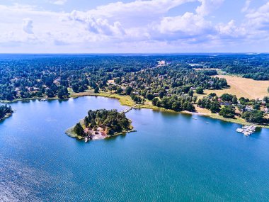 Stockholm Takımadaları 'nda Stockholm' ün doğusunda bir bölge kazın. 