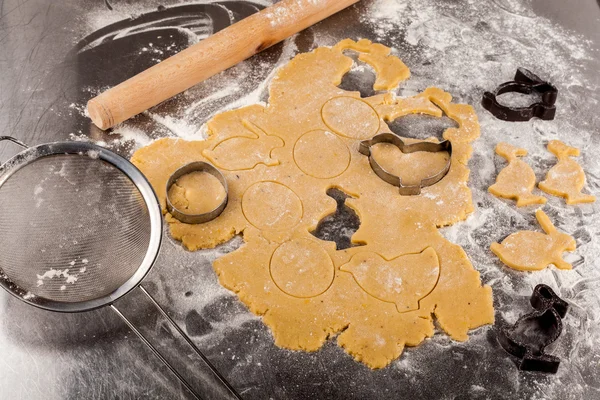 The process of baking cookies at home — Stock Photo, Image