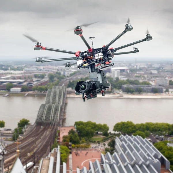 Octocopter, helikopter, uçak