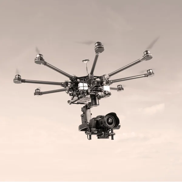 Octocopter, copter, drone — Photo