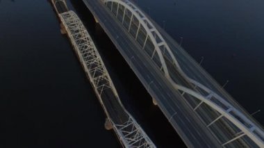 Kiev köprü havadan görünümü