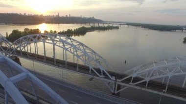 Kiev köprü havadan görünümü