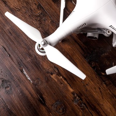 Hava uçuş için hazırlık dron kavramı