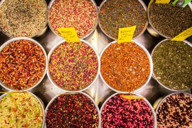 Sayaç piyasada doğal çay çeşitleri