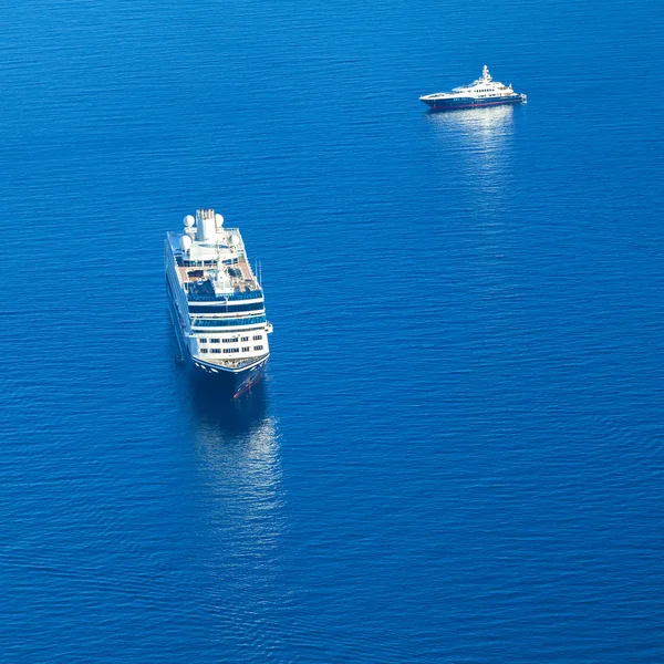 Crucero en el mar Mediterráneo. Vista desde arriba . — Foto de Stock