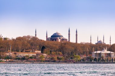 Istanbul deniz manzara. Ayasofya'nın. Seyahat Türkiye