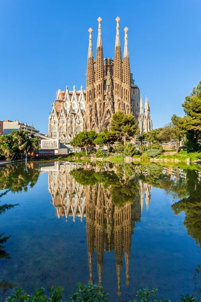 Expiatory temploma a Szent család, Sagrada Familia, Barcelona, Spanyolország — Stock Fotó