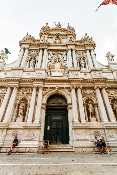 Церковь Св. Марии дель Джильо, Венеция, Италия . — стоковое фото