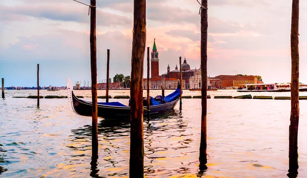 Aziz Giorgio Maggiore Kilisesi, San Marco setin görünümden. Venedik — Stok fotoğraf