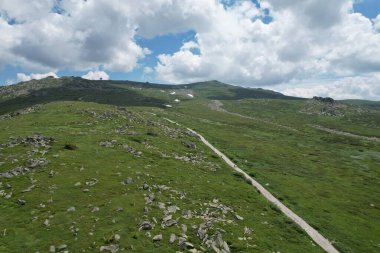 Vitosha Dağı 'nın manzarası. Sofya yakınlarında, Bulgaristan