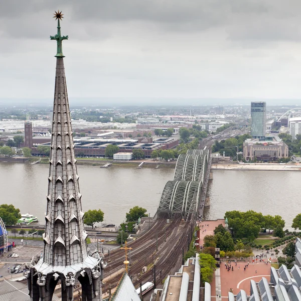 Blick auf Köln, Deutschland — Stockfoto