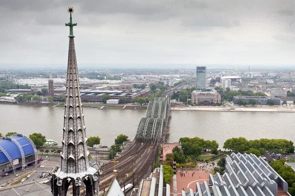 Blick auf Köln, Deutschland — Stockfoto